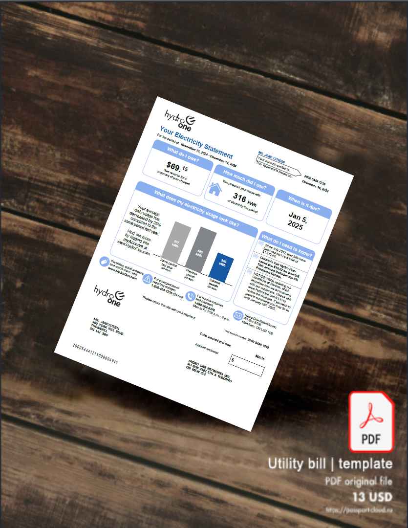 Utility bill | Albanian Power | Albania